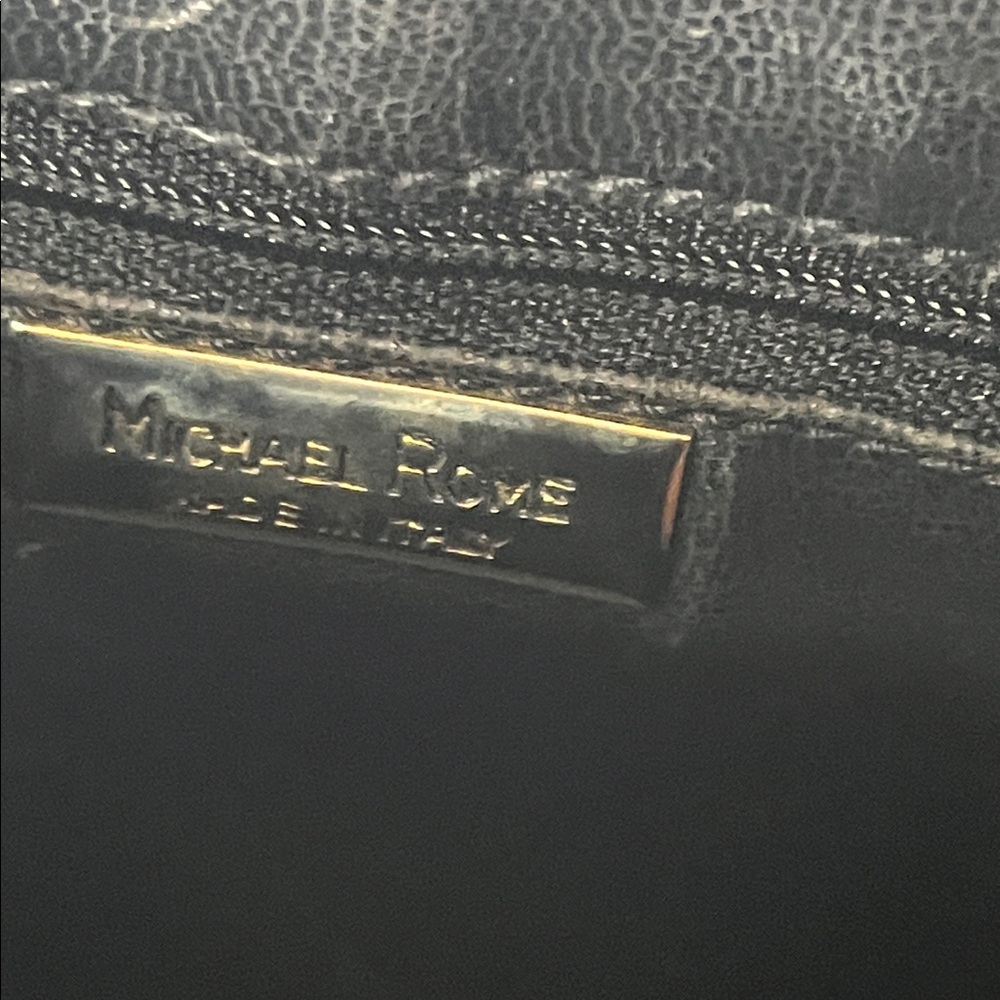 Michael Rome Leather embossed Bag horses made in Italy - Picture 8 of 9